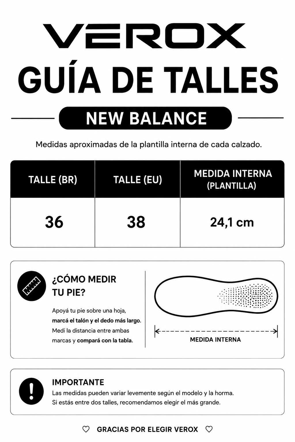 Guía de talles